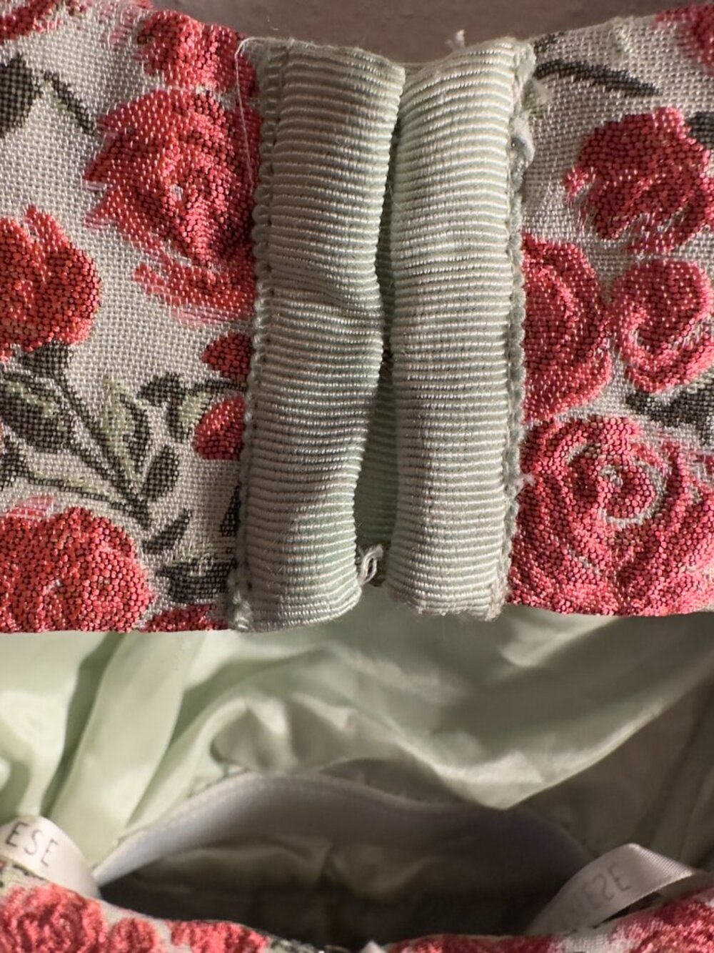 Anthropologie BHLDN Margaret Dress by Tracy Reese | Rose Jacquard Embroidery - Picture 11 of 15
